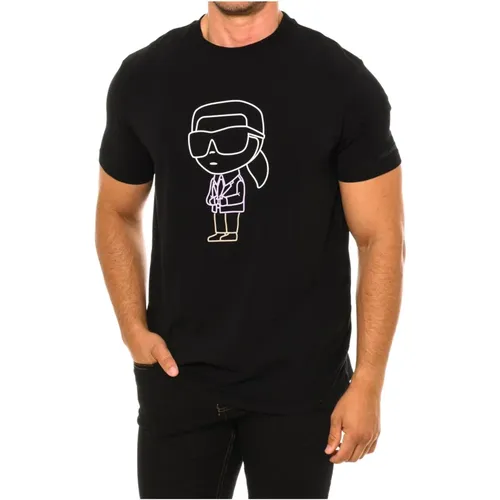 Short Sleeve T-shirt Classic Style , male, Sizes: L, M, XL, S, 2XL - Karl Lagerfeld - Modalova