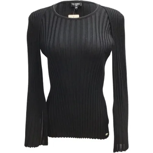 Pre-owned Wool tops , female, Sizes: L - Chanel Vintage - Modalova