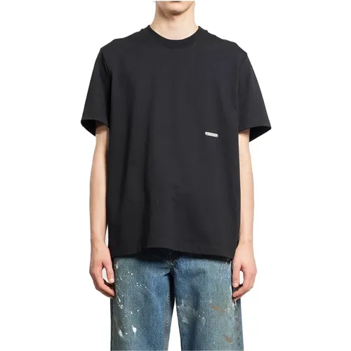 Metal Logo Tee , male, Sizes: S, M, XL - Helmut Lang - Modalova