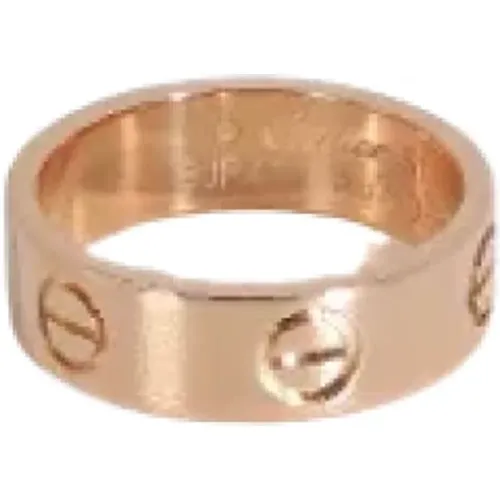 Pre-owned Gold rings , female, Sizes: ONE SIZE - Cartier Vintage - Modalova