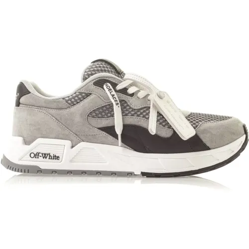 Kick Off - Stylish Sneakers for Men , male, Sizes: 10 UK, 6 UK, 5 UK, 12 UK - Off White - Modalova