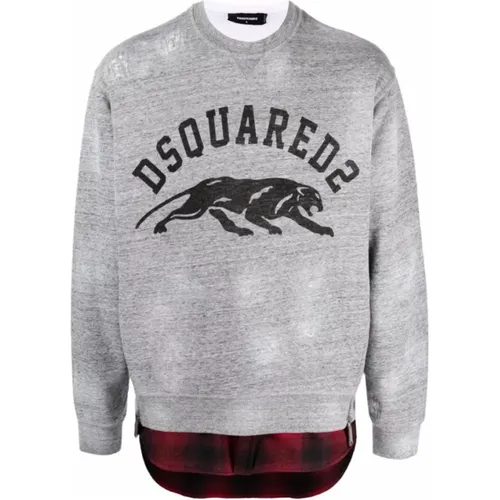 Sweatshirt , male, Sizes: M - Dsquared2 - Modalova