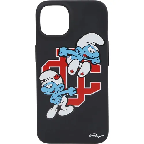 Smurfs Cover for iPhone 13 , male, Sizes: ONE SIZE - Dsquared2 - Modalova