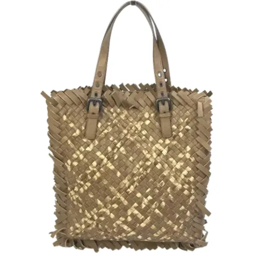 Pre-owned Leather totes , female, Sizes: ONE SIZE - Bottega Veneta Vintage - Modalova