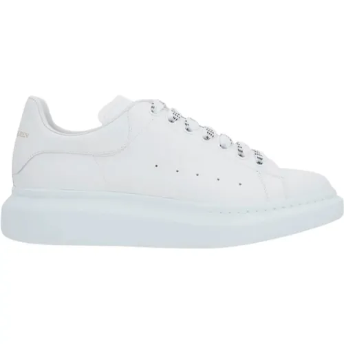 Weiße Low-Top-Sneaker mit Logo , Herren, Größe: 43 1/2 EU - alexander mcqueen - Modalova