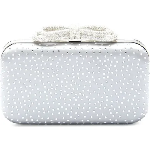 Clutch Tasche mit Kristallen - MACH & MACH - Modalova