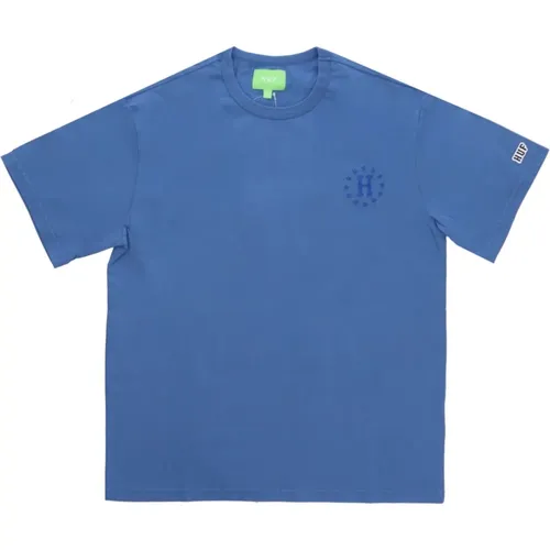 Galaxien Entspanntes Blaues Herren T-Shirt - HUF - Modalova