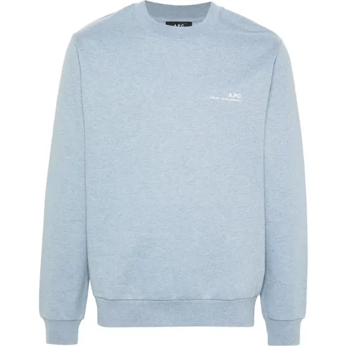 Blauer Pullover Overdye Standardartikel - A.P.C. - Modalova