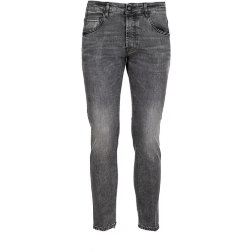 Yaren Graue Marmor Tapered Jeans , Herren, Größe: W32 - Don The Fuller - Modalova