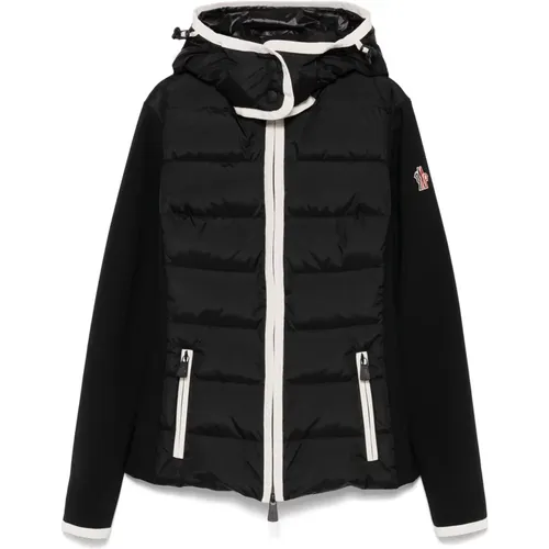 Schwarzer Pullover Grenoble Stil - Moncler - Modalova