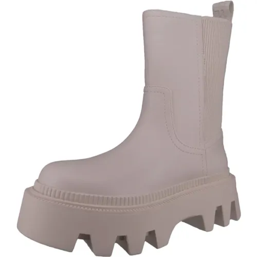 Creme Damen Stiefelette , Damen, Größe: 40 EU - Buffalo - Modalova