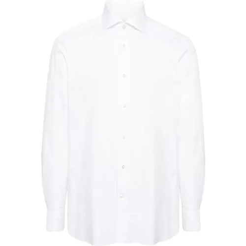 Classic Cotton Dress Shirt Made in Italy , male, Sizes: L, 2XL, 3XL, XL, 4XL - Ermenegildo Zegna - Modalova