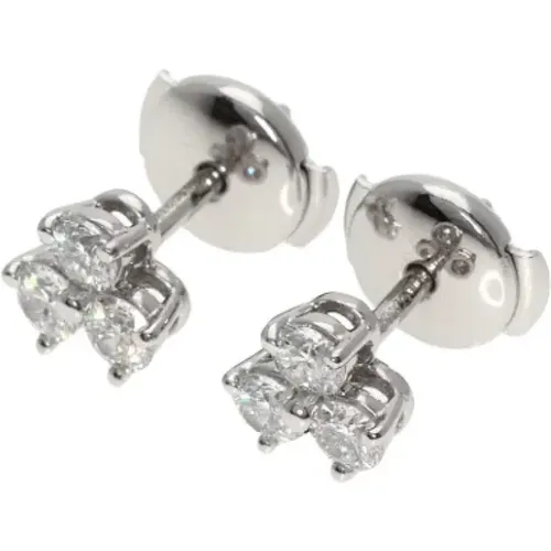 Pre-owned Platinum earrings , female, Sizes: ONE SIZE - Tiffany & Co. Pre-owned - Modalova