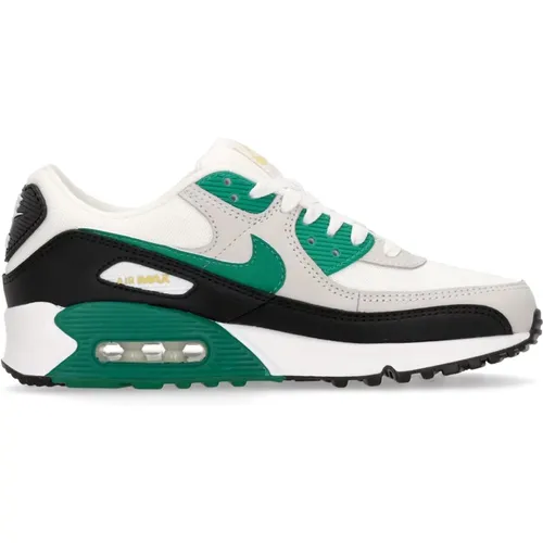 Air Max 90 Low Shoe White/Black , male, Sizes: 8 UK, 6 UK, 12 UK, 11 UK, 10 UK, 8 1/2 UK - Nike - Modalova