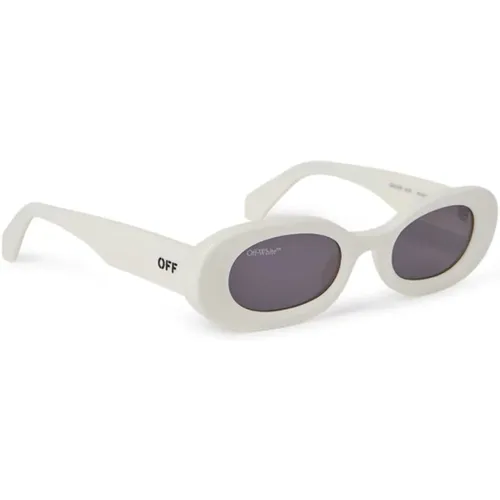 Off , Amalfi Sunglasses , unisex, Sizes: 49 MM - Off White - Modalova