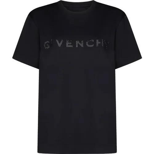 Schwarze T-Shirts und Polos , Damen, Größe: M - Givenchy - Modalova