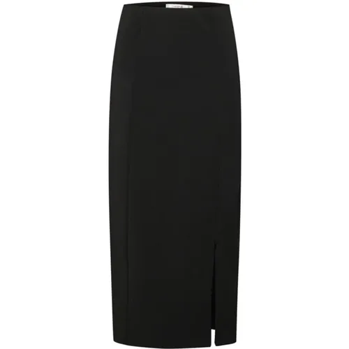 Classic Silhouette High Slit Skirt , female, Sizes: 2XS, S, 2XL, L, XL, M, XS - Gestuz - Modalova