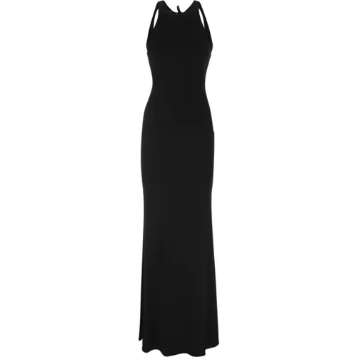 Luxury Jersey Maxi Dress , female, Sizes: L - Elisabetta Franchi - Modalova