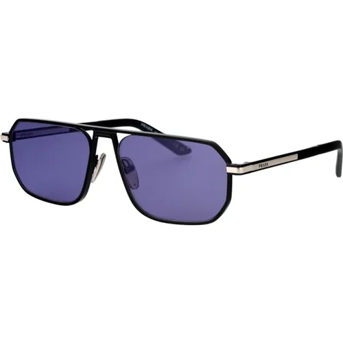 Stylish Sunglasses with Unique Design , male, Sizes: 59 MM - Prada - Modalova