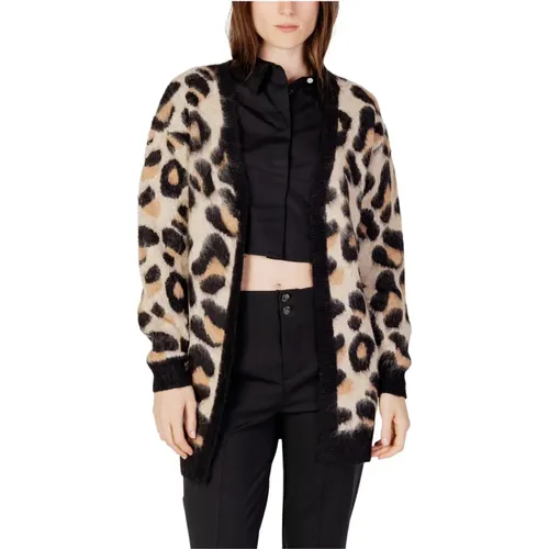 Leopard Print Cardigan , Damen, Größe: S - JACQUELINE de YONG - Modalova