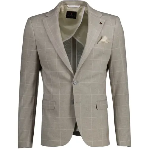 Light Suit with Subtle Check Pattern , male, Sizes: L, M, XL - Zuitable - Modalova