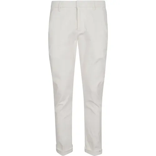 Braune Samt Slim Chino Hose Dondup - Dondup - Modalova