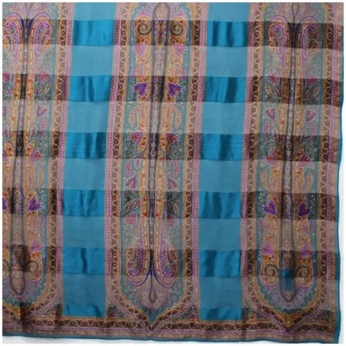 Pre-owned Silk scarves , female, Sizes: ONE SIZE - Yves Saint Laurent Vintage - Modalova