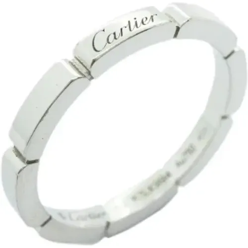 Pre-owned White Gold rings , female, Sizes: ONE SIZE - Cartier Vintage - Modalova