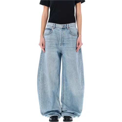 Womens Clothing Jeans Pebble Light Ss24 , female, Sizes: W25, W26 - alexander wang - Modalova