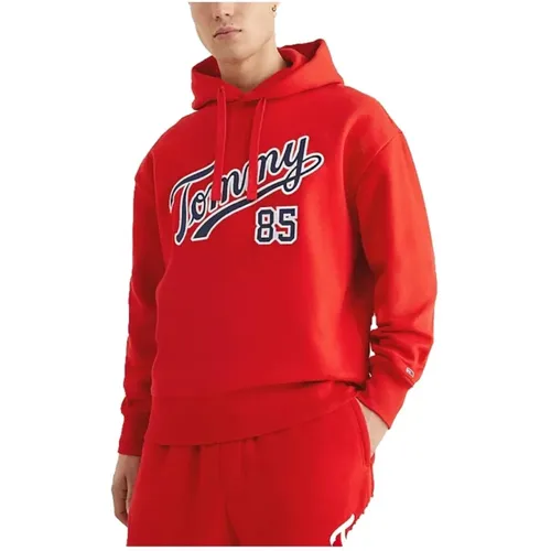 Hooded sweatshirt , male, Sizes: XL, M - Tommy Hilfiger - Modalova