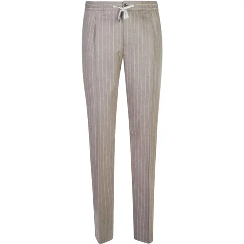 Wool Twill Trousers Straight Leg , male, Sizes: S, XL, L - PT Torino - Modalova