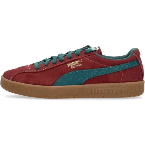 Dunkler Jasper Low Schuh mit Leder , Herren, Größe: 40 EU - Puma - Modalova