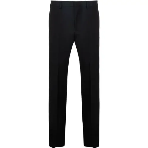 Straight Wool Trousers , male, Sizes: L - Lanvin - Modalova