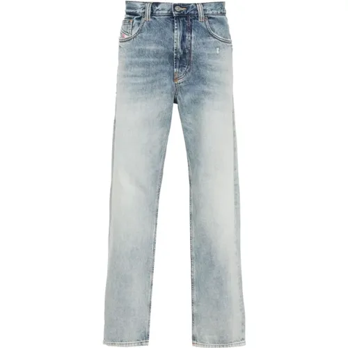 Straight Denim Jeans Pre-owned 2010 Blau , Herren, Größe: W28 - Diesel - Modalova