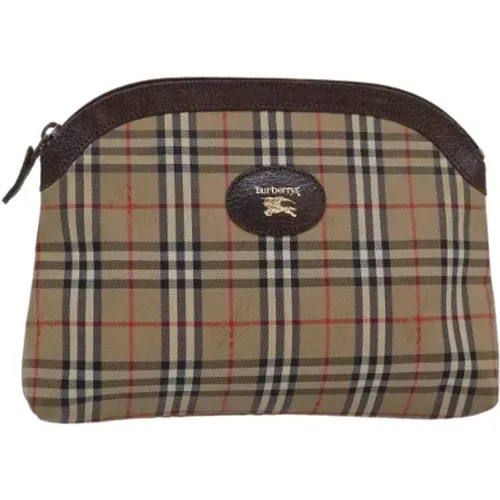 Pre-owned Canvas pouches , female, Sizes: ONE SIZE - Burberry Vintage - Modalova