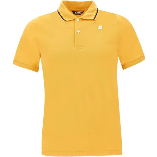 Gelbe T-Shirts und Polos , Herren, Größe: 3XL - K-way - Modalova