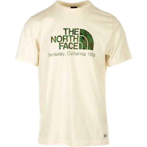 Berkeley California Weißes T-Shirt , Herren, Größe: M - The North Face - Modalova
