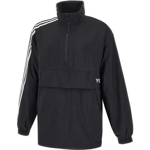 Schwarze Windbreaker Jacke , Herren, Größe: L - Y-3 - Modalova