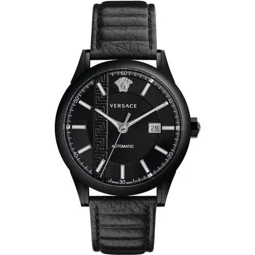 Aiakos Automatic Watch Swiss Made , male, Sizes: ONE SIZE - Versace - Modalova