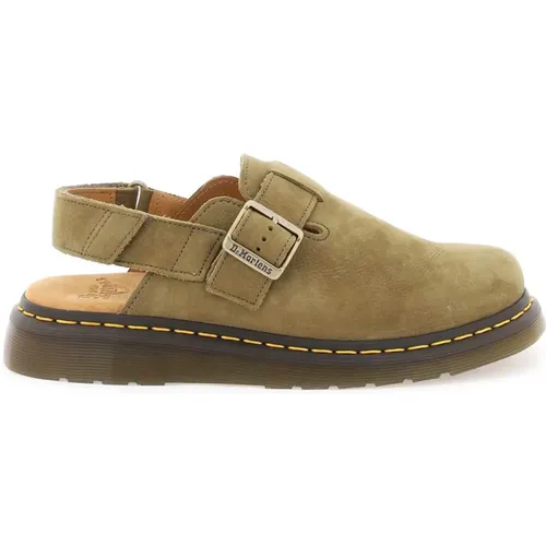 Adjustable Strap Nubuck Clogs , male, Sizes: 9 UK - Dr. Martens - Modalova