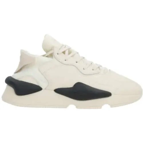 Low-Top Sneakers in Smooth Leather and Neoprene , male, Sizes: 10 UK - Y-3 - Modalova