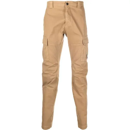 Satin Stretch Cargo Pant - 48 , male, Sizes: XS, S - C.P. Company - Modalova