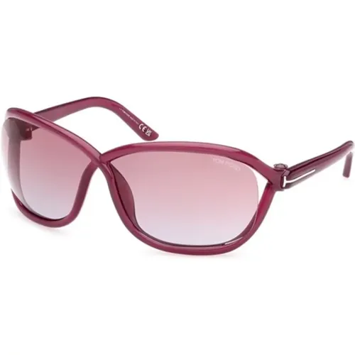 Violet Gradient Sunglasses , female, Sizes: 68 MM - Tom Ford - Modalova