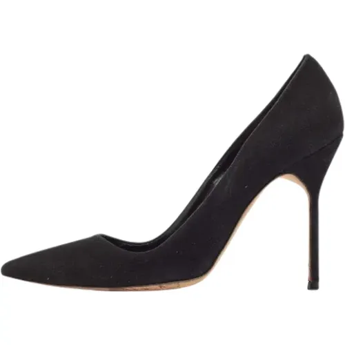Pre-owned Wildleder heels , Damen, Größe: 38 EU - Manolo Blahnik Pre-owned - Modalova
