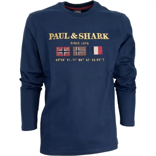 Training shirt , male, Sizes: S - PAUL & SHARK - Modalova