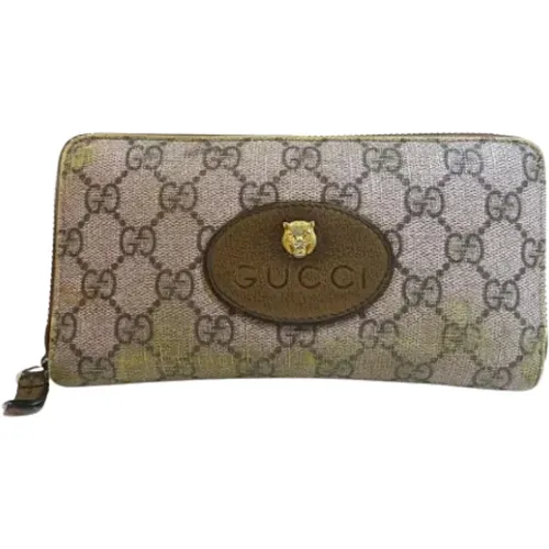 Pre-owned Canvas wallets , male, Sizes: ONE SIZE - Gucci Vintage - Modalova