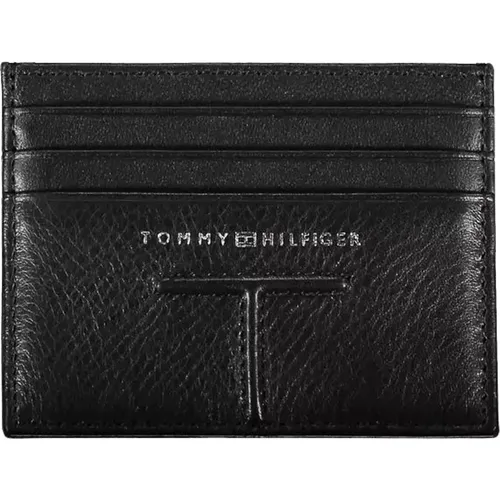 Leather Wallet , male, Sizes: ONE SIZE - Tommy Hilfiger - Modalova