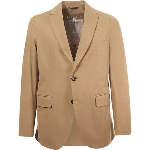 Beaver Cotton Blend Jacket Regular Fit , male, Sizes: 2XL, XL, M, L - Circolo 1901 - Modalova