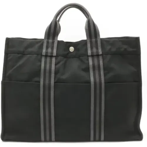 Pre-owned Hermès bag in canvas , female, Sizes: ONE SIZE - Hermès Vintage - Modalova