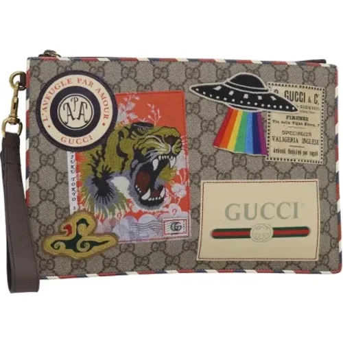 Pre-owned Leder clutches - Gucci Vintage - Modalova